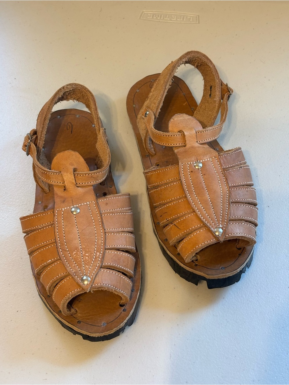 Men’s Vintage Hand Crafted Tire Tread Sandals